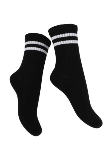 (12'li Paket) Katamino Kız Çocuk Perat Soket Çorap (Asorti) - Thumbnail