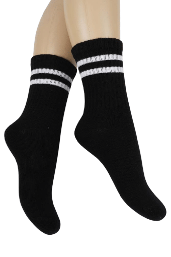 (12'li Paket) Katamino Kız Çocuk Perat Soket Çorap (Asorti) - Thumbnail