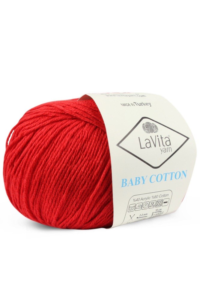 LaVita - Lavita Baby Cotton El Örgü İpliği 50 Gr 165 Metre (3013)