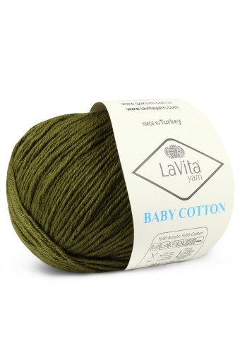 LaVita - Lavita Baby Cotton El Örgü İpliği 50 Gr 165 Metre (8001)