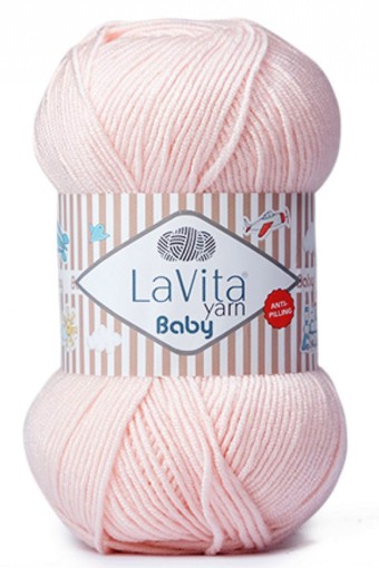 LaVita - Lavita Baby El Örgü İpliği Anti Pilling Akrilik 100 Gr 250 Metre (4016)