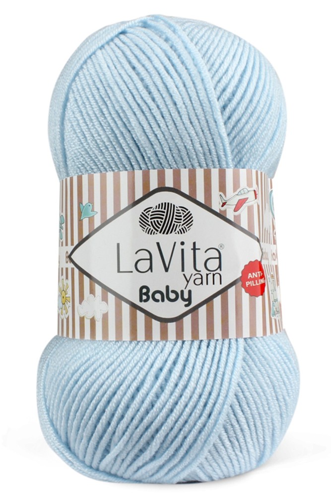 LaVita - Lavita Baby El Örgü İpliği Anti Pilling Akrilik 100 Gr 250 Metre (5019)