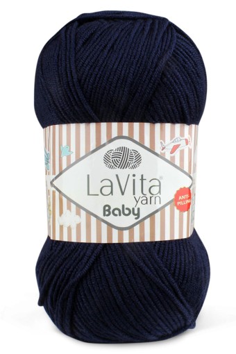 LaVita - Lavita Baby El Örgü İpliği Anti Pilling Akrilik 100 Gr 250 Metre (5026)