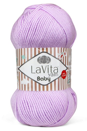 LaVita - Lavita Baby El Örgü İpliği Anti Pilling Akrilik 100 Gr 250 Metre (5119)