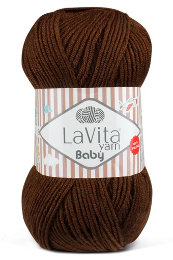 LaVita - Lavita Baby El Örgü İpliği Anti Pilling Akrilik 100 Gr 250 Metre (7203)