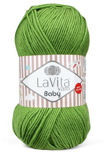 LaVita - Lavita Baby El Örgü İpliği Anti Pilling Akrilik 100 Gr 250 Metre (8003)