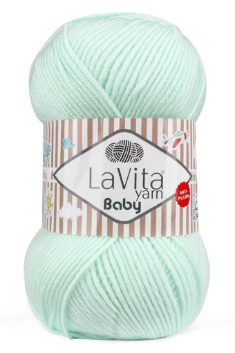 LaVita - Lavita Baby El Örgü İpliği Anti Pilling Akrilik 100 Gr 250 Metre (8101)