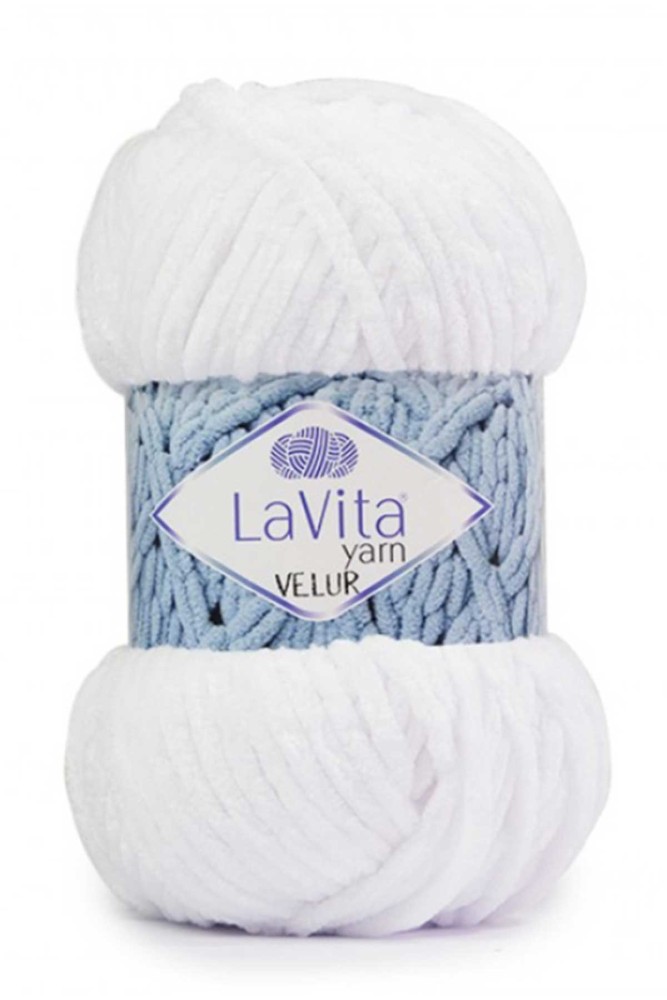 LaVita - Lavita Velur El Örgü İpliği Polyester 100 GR 120 Metre (1002)
