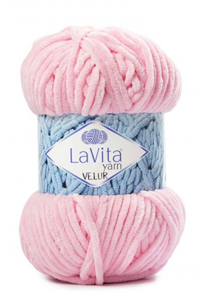 LaVita - Lavita Velur El Örgü İpliği Polyester 100 GR 120 Metre (4007)