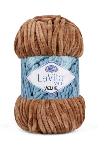 LaVita - Lavita Velur El Örgü İpliği Polyester 100 GR 120 Metre (7120)