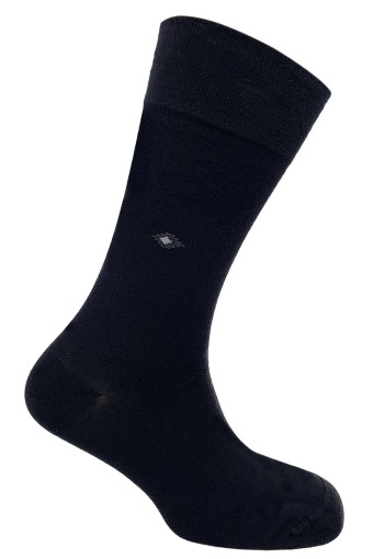 LİKYA - Likya Erkek Bambu Soket Çorap - Desenli (Siyah)