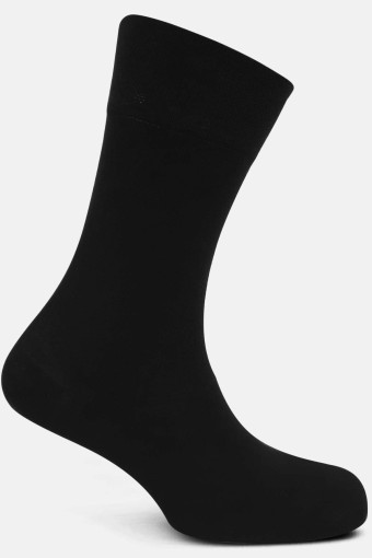 (12'li Paket) Likya Erkek Bambu Soket Çorap - Düz (Asorti) - Thumbnail