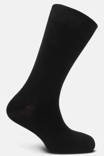 LİKYA - Likya Erkek Bambu Soket Çorap - Düz (Siyah)