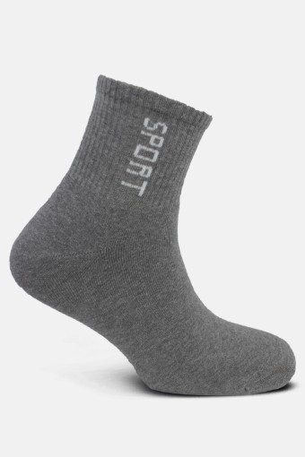 LİKYA - Likya Erkek Havlu Yarım Konç Çorap - Desenli (Asorti)