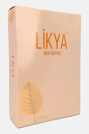 Likya Erkek Modal Soket Çorap - Düz (Siyah) - Thumbnail