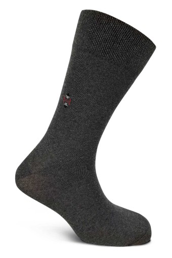 (12'li Paket) Likya Erkek Pamuklu Soket Çorap Desen 3 - Desenli (Asorti) - Thumbnail
