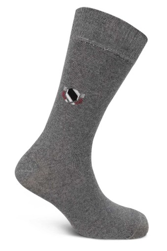 (12'li Paket) Likya Erkek Rejenere Desenli Dikişsiz Soket Çorap Desen 4 (Asorti) - Thumbnail