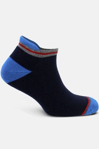 LİKYA - Likya Erkek Taban Altı Havlu Patik Çorap - Desenli (Asorti)