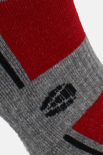 Likya Erkek Taban Altı Havlu Patik Çorap - Desenli (Asorti) - Thumbnail