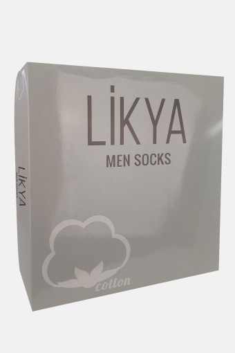 Likya Erkek Taban Altı Havlu Patik Çorap - Düz (Asorti) - Thumbnail