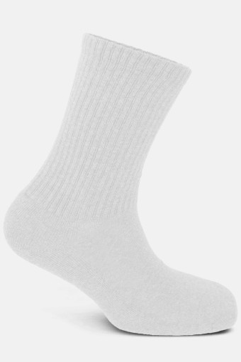 LİKYA - Likya Erkek Tabanaltı Havlu Soket Tenis Çorabı Düz (Beyaz)