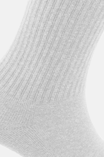 Likya Erkek Tabanaltı Havlu Soket Tenis Çorabı Düz (Beyaz) - Thumbnail