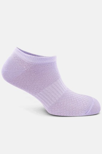 Likya Kadın Pamuklu Lastikli Patik Çorap - Petek (Asorti) - Thumbnail