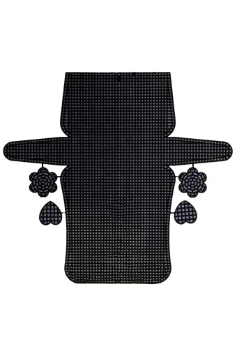 MİR - Mir Plastik Çanta Kanvası Orta Boy 34X36cm (Siyah)