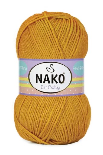 Nako - Nako El Örgü İpliği Elit Baby Anti Pilling 100 Gr (01636)