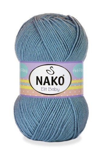 Nako - Nako El Örgü İpliği Elit Baby Anti Pilling 100 Gr (01986)