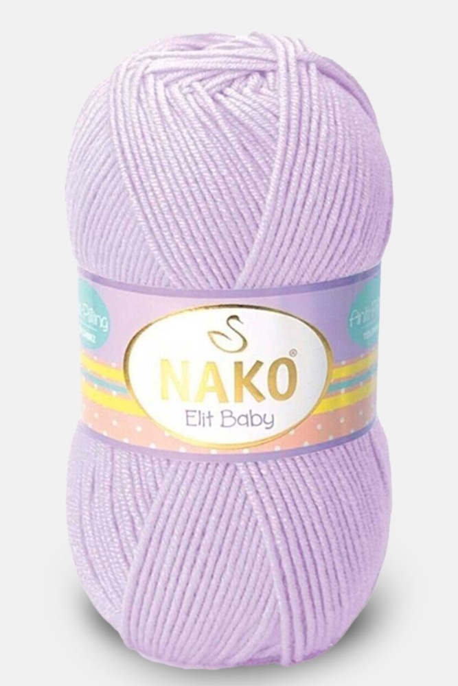 Nako - Nako El Örgü İpliği Elit Baby Anti Pilling 100 Gr (05090 (Mine Çiçeği))