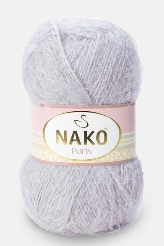 Nako - Nako El Örgü İpliği Paris 100 Gr (03079 (Pembeli Gri))