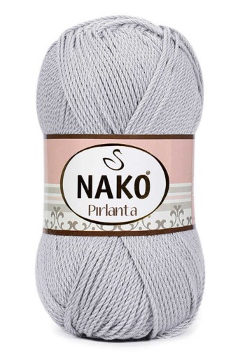 Nako - Nako El Örgü İpliği Pırlanta 100 Gr (00130 (Açık Gri))