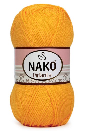 Nako - Nako El Örgü İpliği Pırlanta 100 Gr (00184 (Sarı))