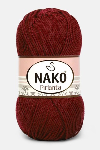 Nako - Nako El Örgü İpliği Pırlanta 100 Gr (01175 (Koyu Kırmızı))