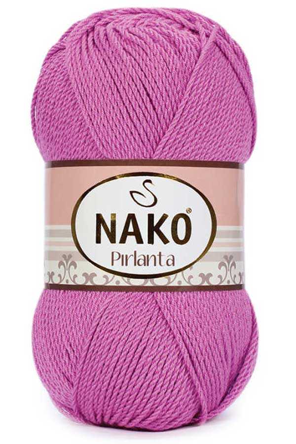 Nako - Nako El Örgü İpliği Pırlanta 100 Gr (01249 (Gül))