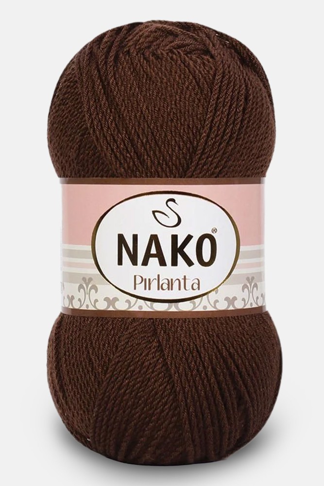 Nako - Nako El Örgü İpliği Pırlanta 100 Gr (03303 (Kahverengi))