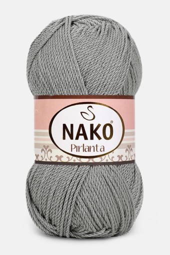 Nako - Nako El Örgü İpliği Pırlanta 100 Gr (06298 (Gri))