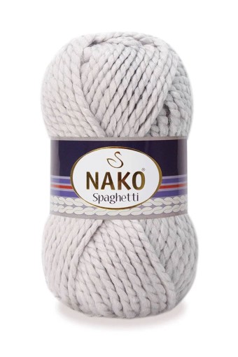 Nako - Nako El Örgü İpliği Spaghetti 100 gr (03079 (Pembeli Gri))