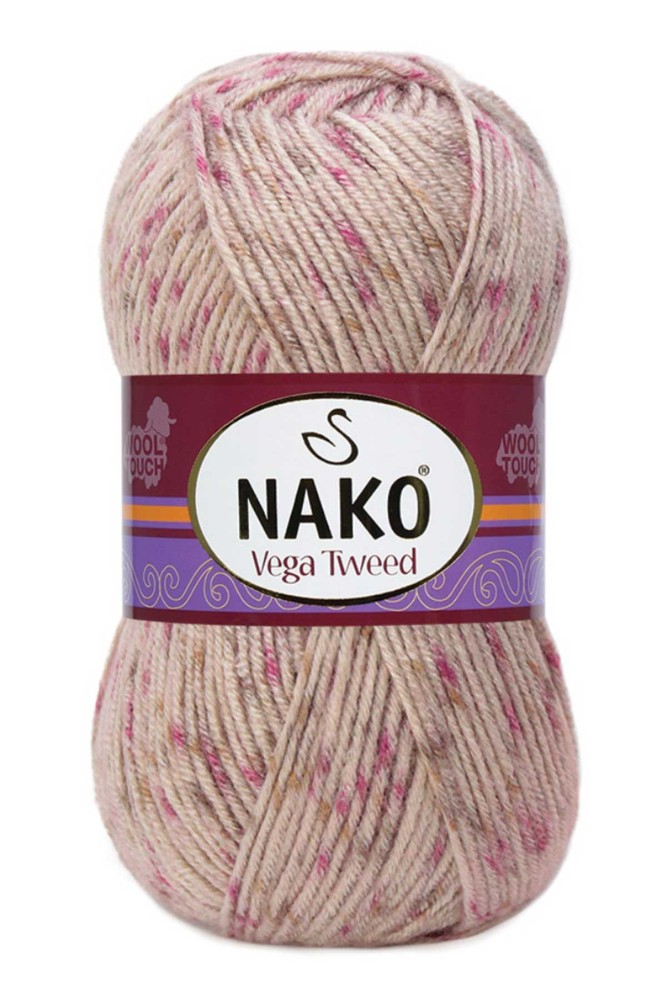 Nako - Nako El Örgü İpliği Vega Tweed 100 Gr (31758)