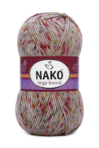 Nako - Nako El Örgü İpliği Vega Tweed 100 Gr (32181)