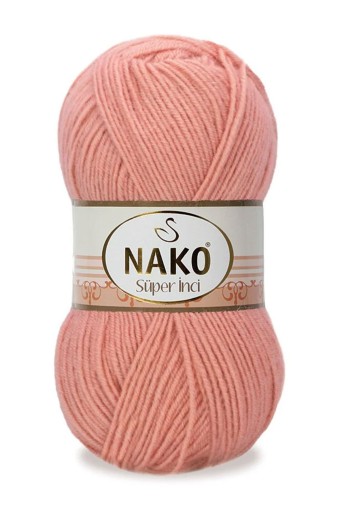 Nako - Nako Süper İnci El Örgü İpliği 100 Gr 260 Mt (02807)