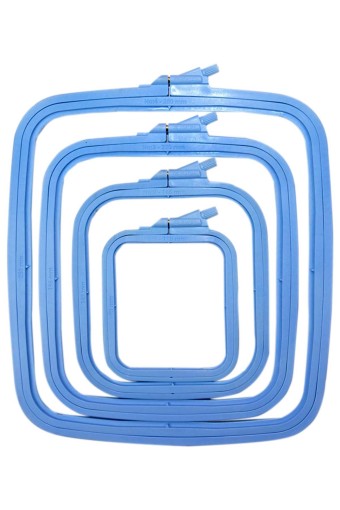 NURGE - Nurge Kare Plastik Vidalı Kasnak (Mavi)