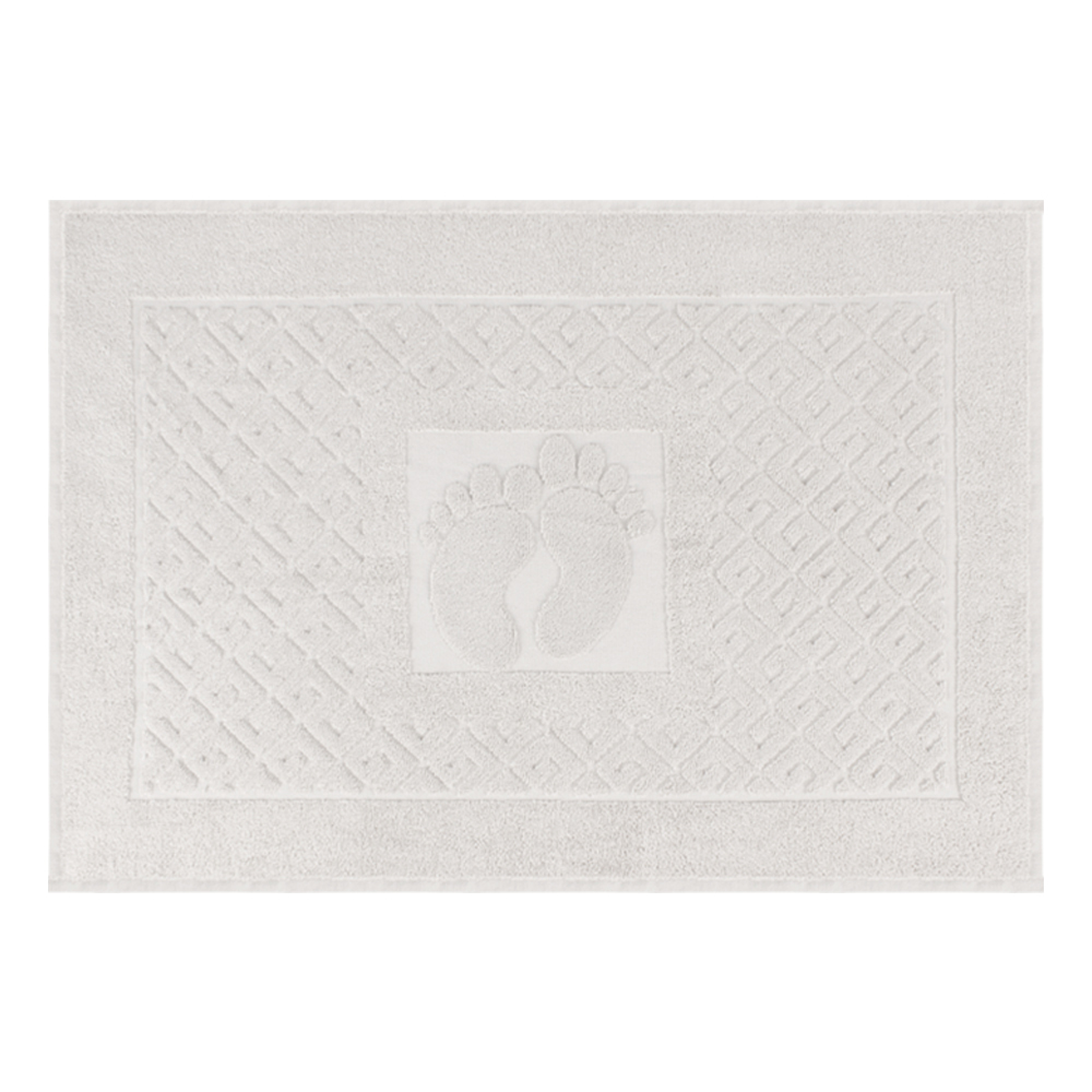 NURPAK - (12'li Paket) Nurpak Ayak Havlusu Begonya 50x70 (Beyaz)