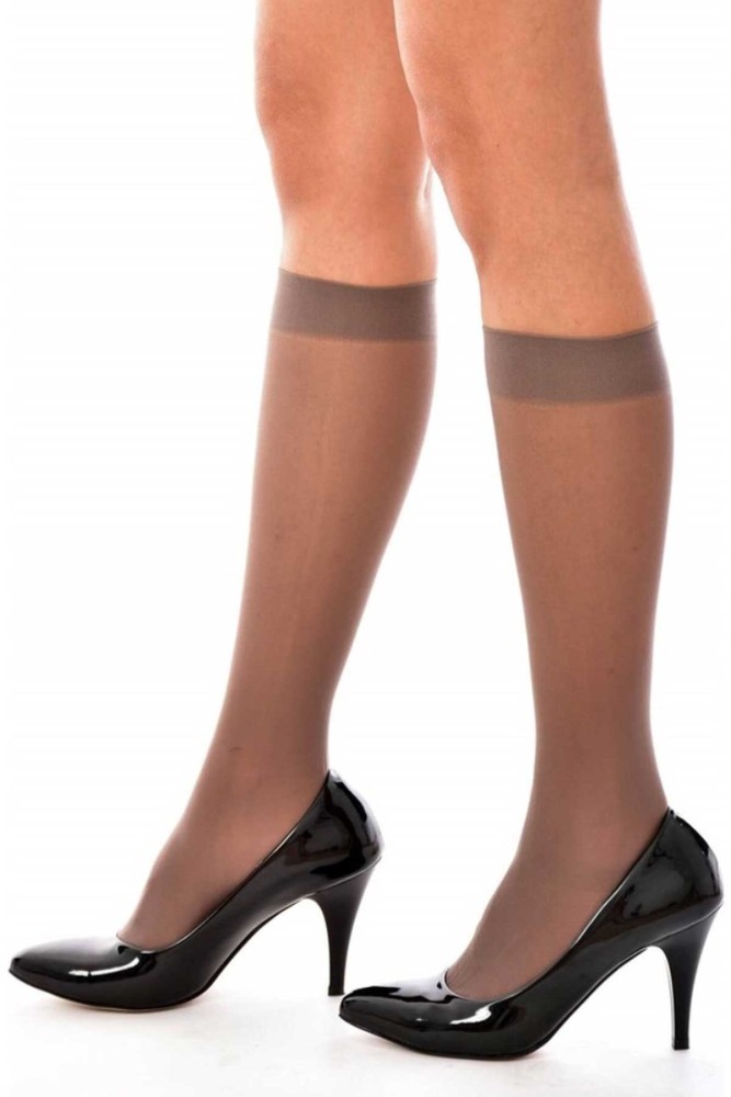 ORAL - Oral Kadın İnce Dizaltı Çorabı 40 Denye (Sarı Kutulu) (Bronz (38))