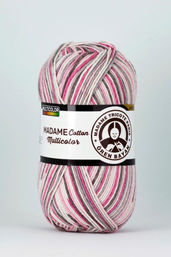 ÖREN BAYAN - Ören Bayan El-Örgü İpliği Madame Cotton Multicolor 100 Gr (0450)