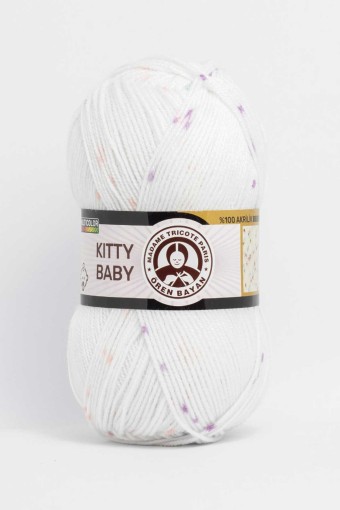 ÖREN BAYAN - Ören Bayan Kitty Baby El Örgü İpi 100gr (0388)