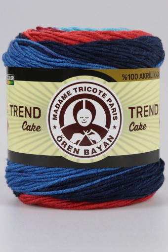 Ören Bayan Trend Cake Batik El Örgü İpi 200gr (0622) - Thumbnail