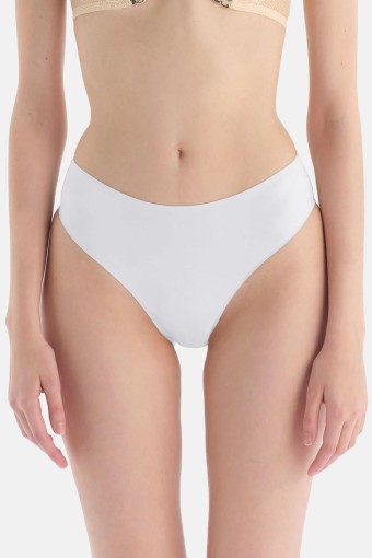 PAPATYA - Papatya Kadın Lazer Kesim Bikini Külot (Beyaz)