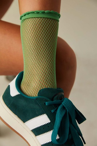 Penti Kadın İnce Soket Çorap Fashion Fileli (220/Yeşil) - Thumbnail